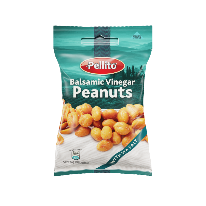 Pellito zemesrieksti ar balzametiķi – 50g